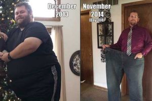 Propositi per l’anno nuovo? Perdere 50 chili come lui!
