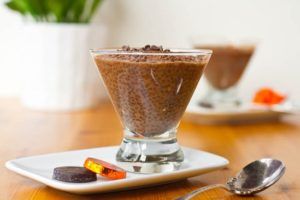 Il dolce dietetico al cacao e chia