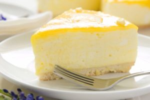 La cheesecake al limone low-carb