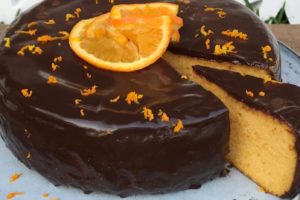 Torta all’arancia e cioccolato per chi è a dieta