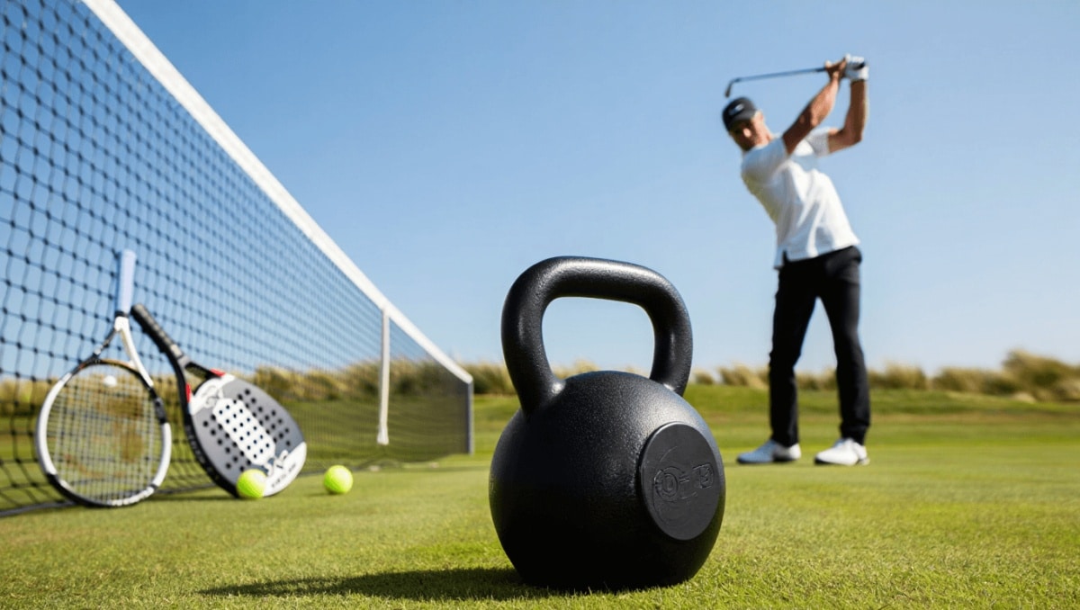 Allenamento con kettlebell per golf, padel e tennis: i consigli dell'esperto